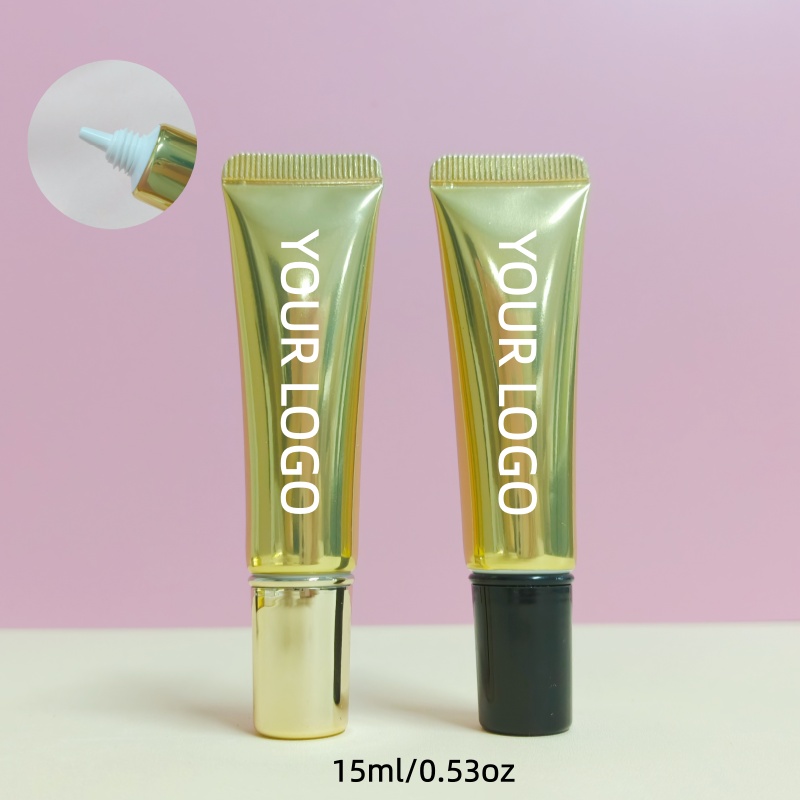 Beauty Makeup Youtube - 【Logo Custom】50Pcs Customized 15ml Gold Aluminum-plastic