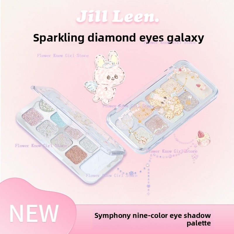 Beauty Makeup Women - JILL LEEN 9 Colors Glitter Eyeshadow