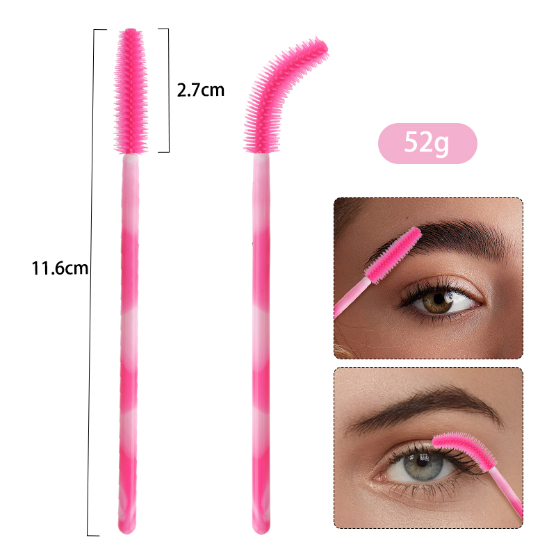 50/100Pcs Disposable Silicone  - Makeup Brush Set ulasan dan harga