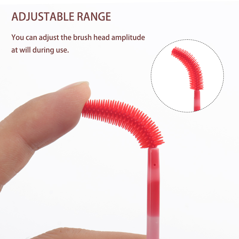 50/100Pcs Disposable Silicone  - Makeup Brush Set ulasan dan harga
