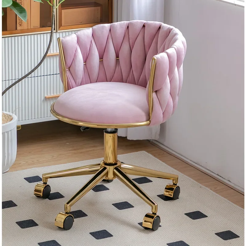 Ergonomic Velvet Upholstered M - Beauty Makeup Chair ulasan dan harga