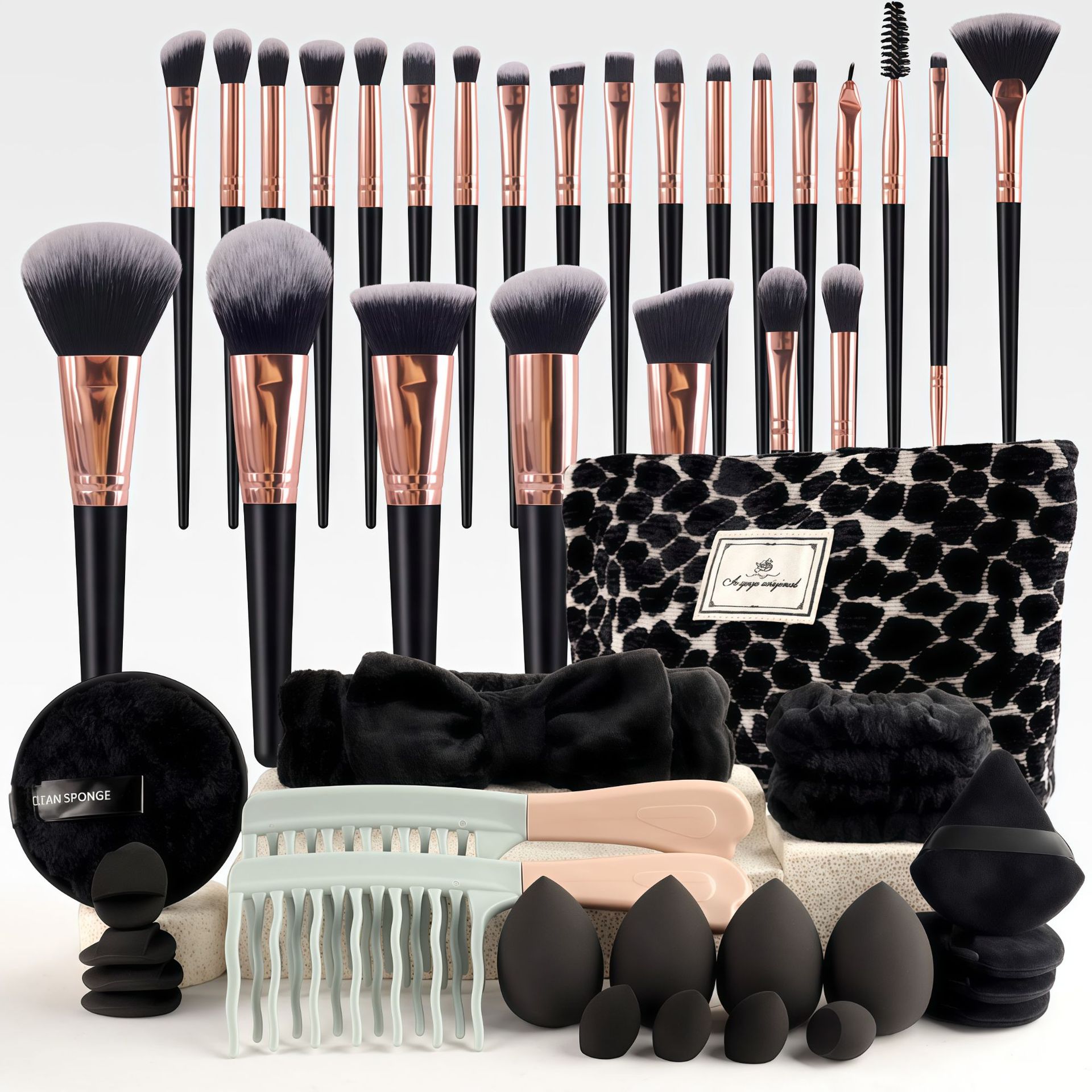 Makeup Brush Set Chic Fragranc - Beauty Makeup Bag ulasan dan harga