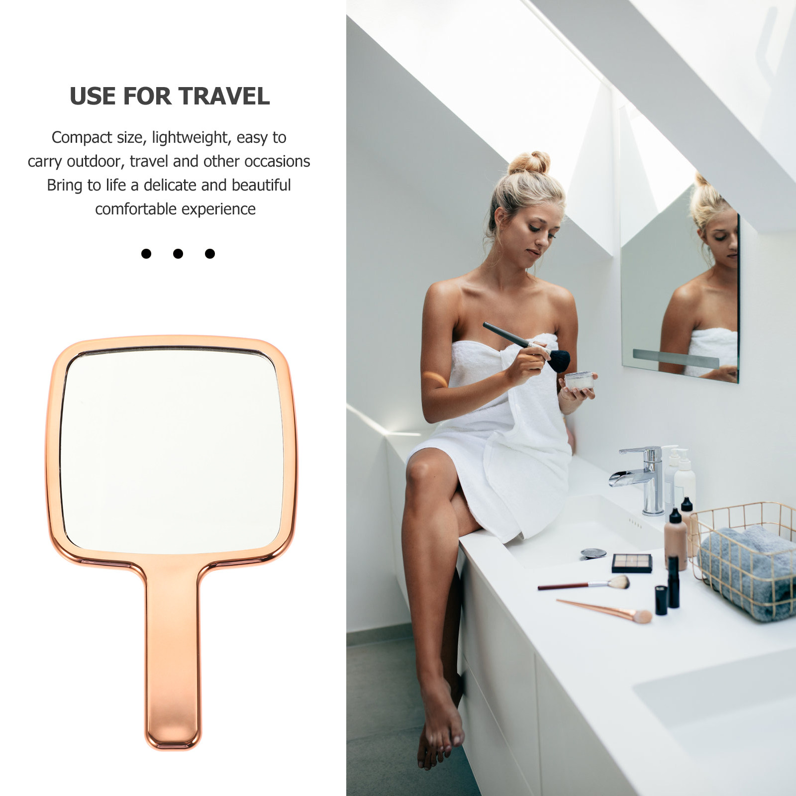 Electroplated Makeup Mirror Co - Beauty Makeup Looks ulasan dan harga