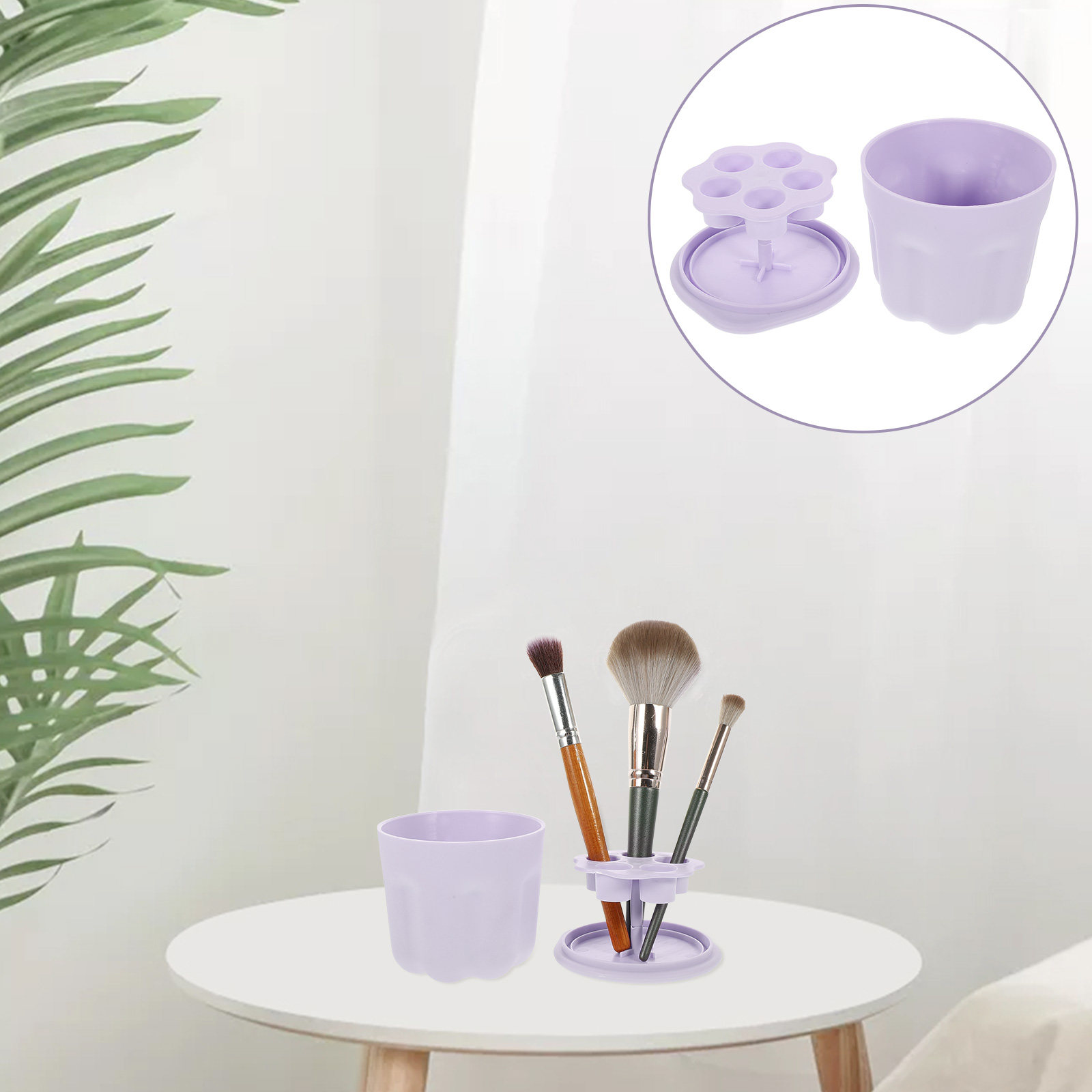 1Set Makeup Brush Cleaning Box - Beauty Makeup Kit ulasan dan harga
