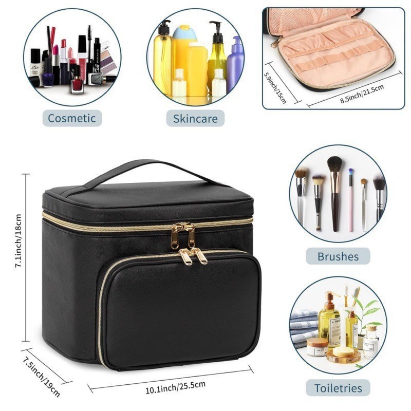 Large-sized Waterproof Makeup  - Beauty Makeup Bag ulasan dan harga