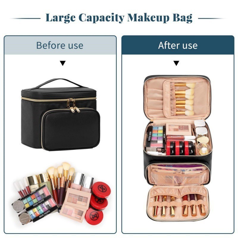 Large-sized Waterproof Makeup  - Beauty Makeup Bag ulasan dan harga