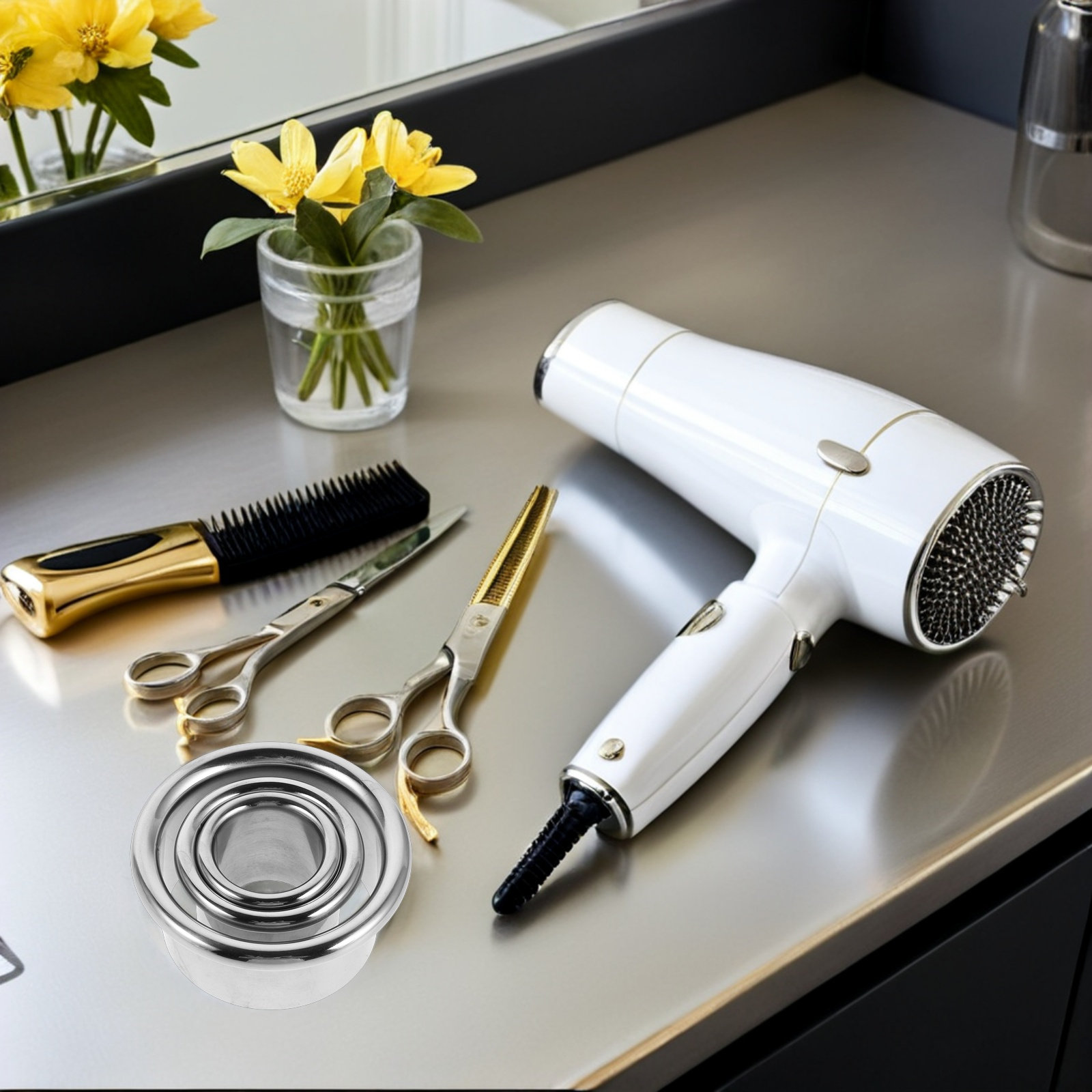 6 Pcs Hair Blower Holder Dryer - Hair Straightener ulasan dan harga