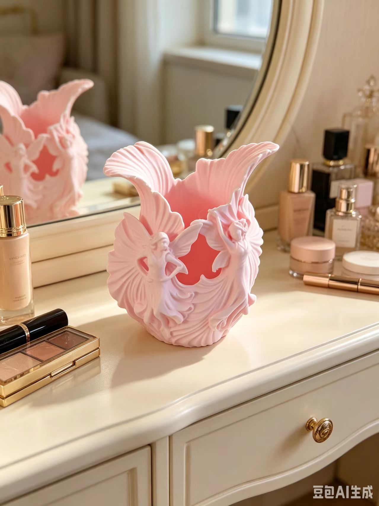 Flower Elf Vase Creative Pen H - Beauty Makeup Desk ulasan dan harga