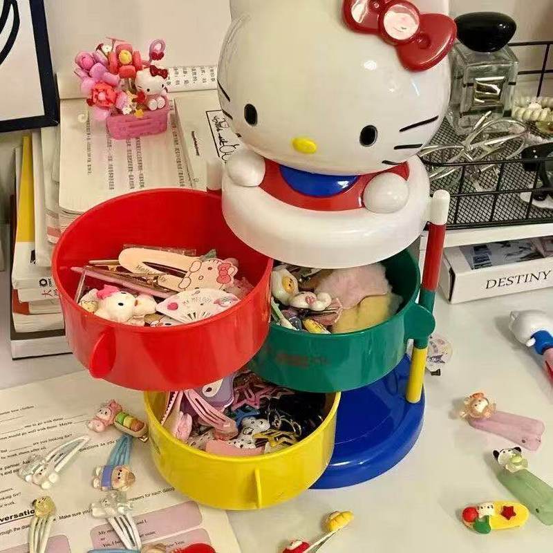 Cartoon Character Hello Kitty  - Beauty Makeup Desk ulasan dan harga