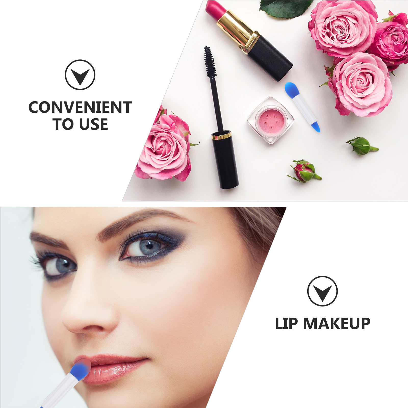 1Set Silicone Lip Brush Set Li - Makeup Brush Set ulasan dan harga