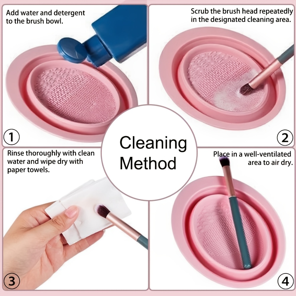 Foldable Silicone Makeup Brush - Makeup Brush Set ulasan dan harga