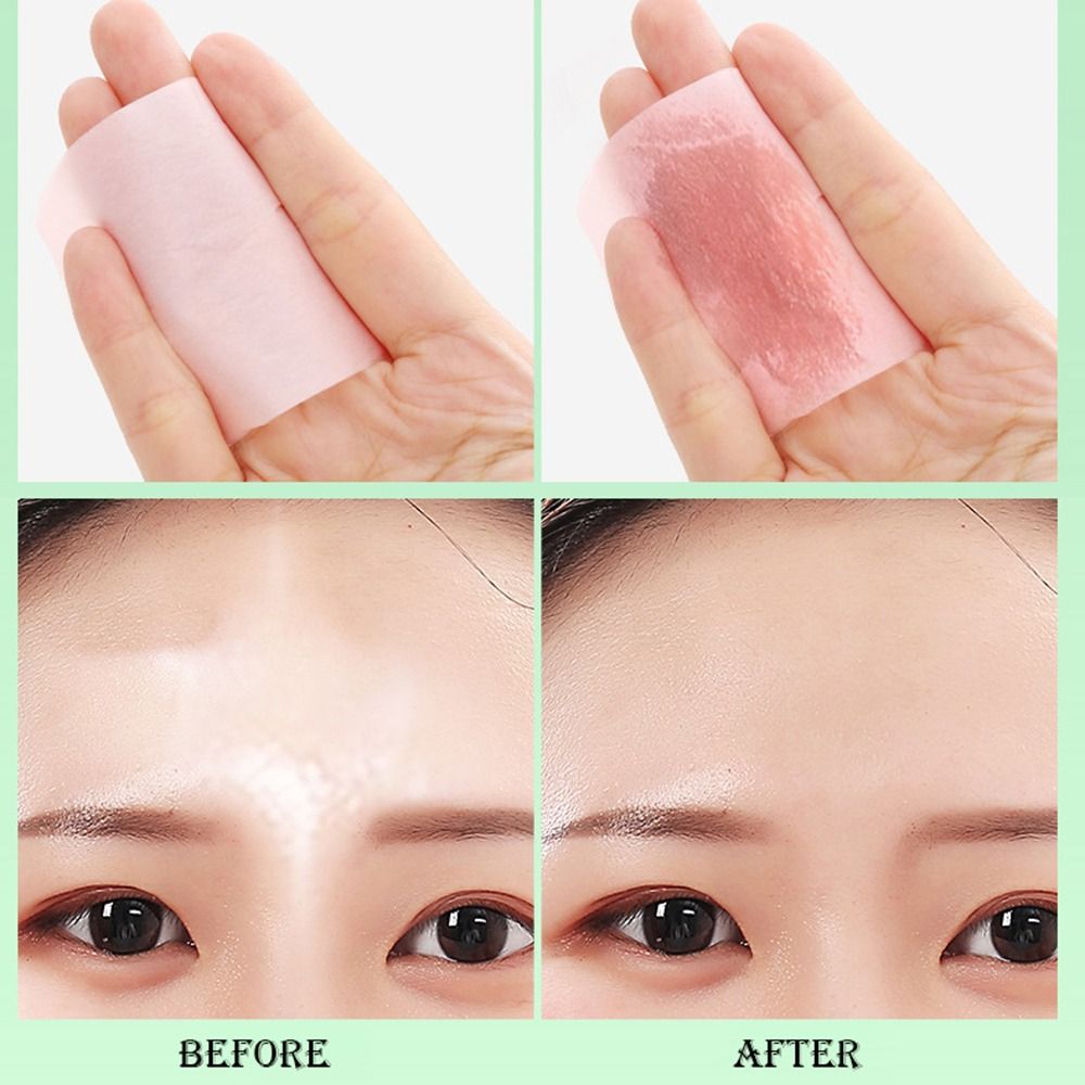 100Pcs Oil Removal Face Oil Bl - Kiss Beauty Makeup Remover ulasan dan harga