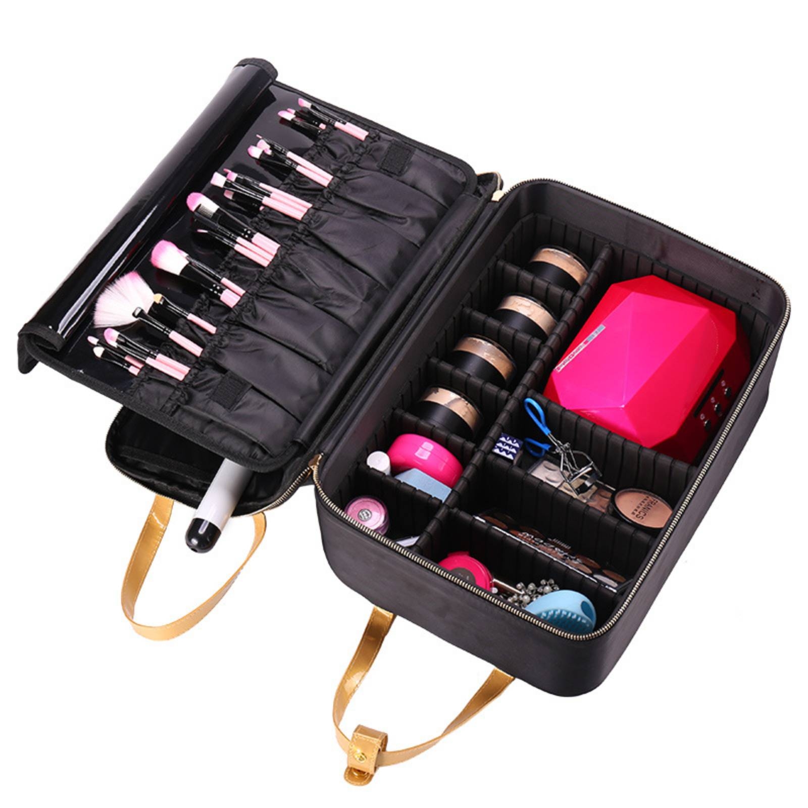 Makeup Case with Dividers Prof - Beauty Makeup Women ulasan dan harga