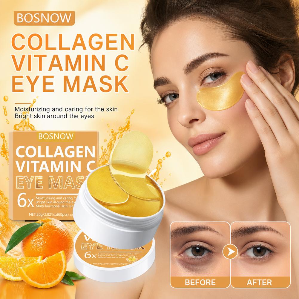 Collagen Vitamin Eye Mask 60pc - Collagen Eye Patch ulasan dan harga