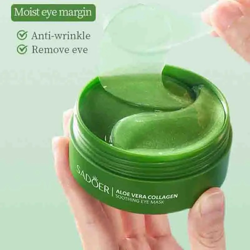 60pcs Aloe Vera Collagen Eye M - Collagen Eye Patch ulasan dan harga