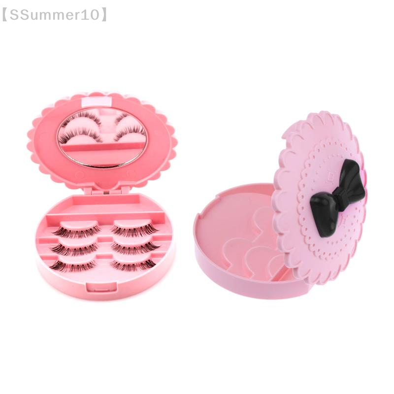 【SSummer10】Pink Bowknot False  - Beauty Makeup Women ulasan dan harga