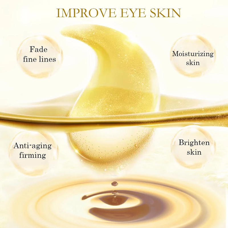 5/10/20/30 Pairs Crystal Gold  - Collagen Eye Patch ulasan dan harga