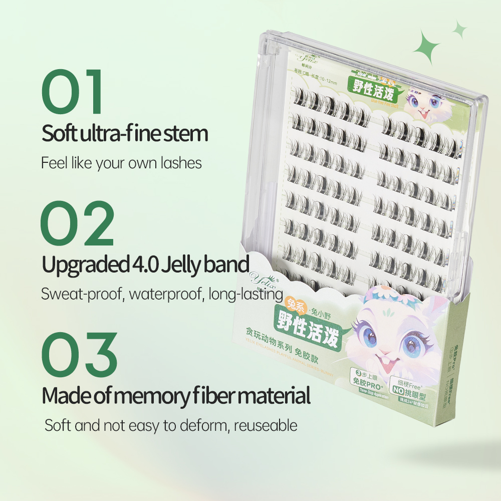 Yelix Self Adhesive Lash Clust - Beauty Makeup Looks ulasan dan harga