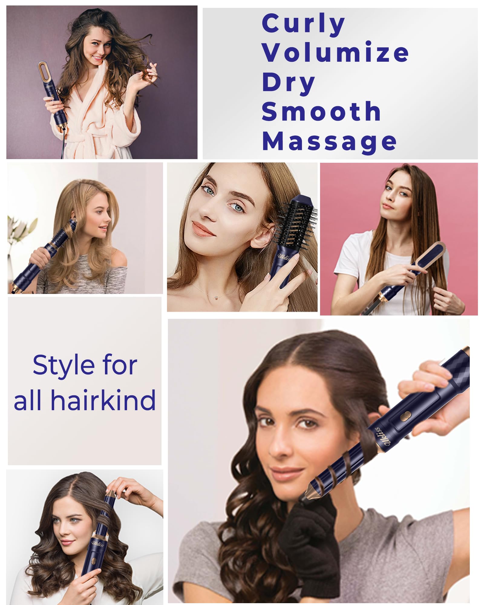 UKLISS 6 in 1 Hair Dryer Multi - Hair Straightener ulasan dan harga