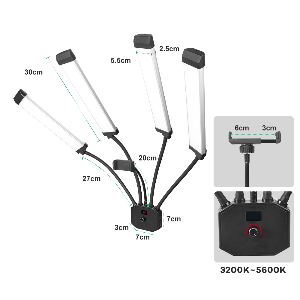 Flex Arm LED Fill Light Elimin - Beauty Makeup Youtube ulasan dan harga