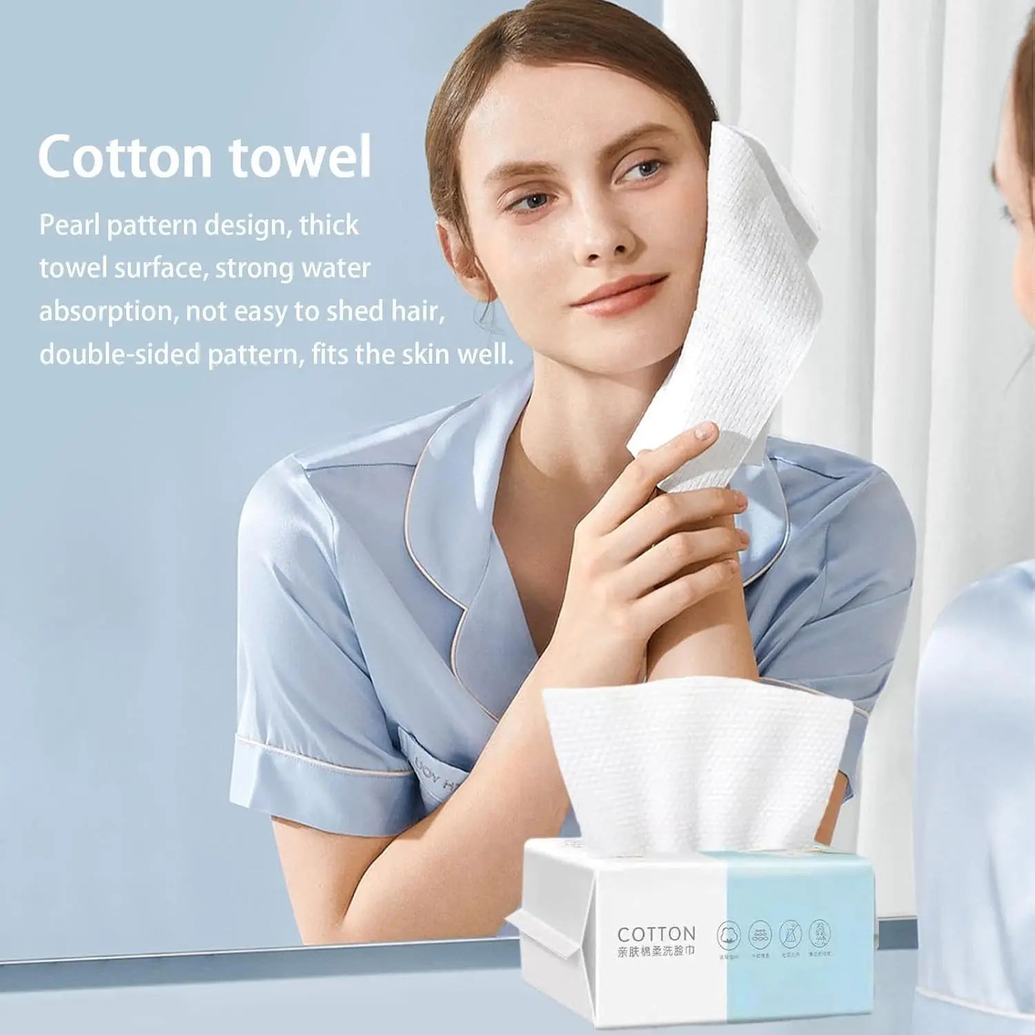 Thick Disposable Facial Towels - Kiss Beauty Makeup Remover ulasan dan harga