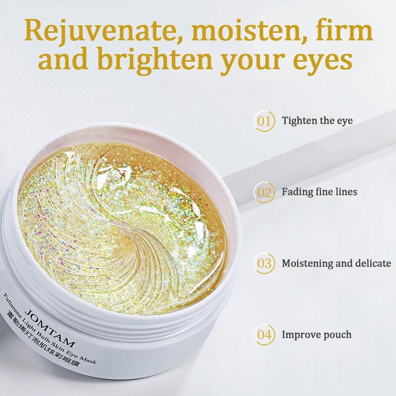 60pcs Fullerene Bulb Muscle Br - Collagen Eye Patch ulasan dan harga