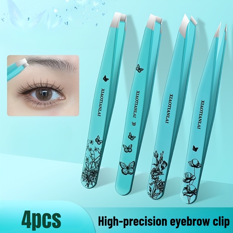 4Pcs Tiffany Blue Butterfly Fl - Beauty Makeup Bag ulasan dan harga