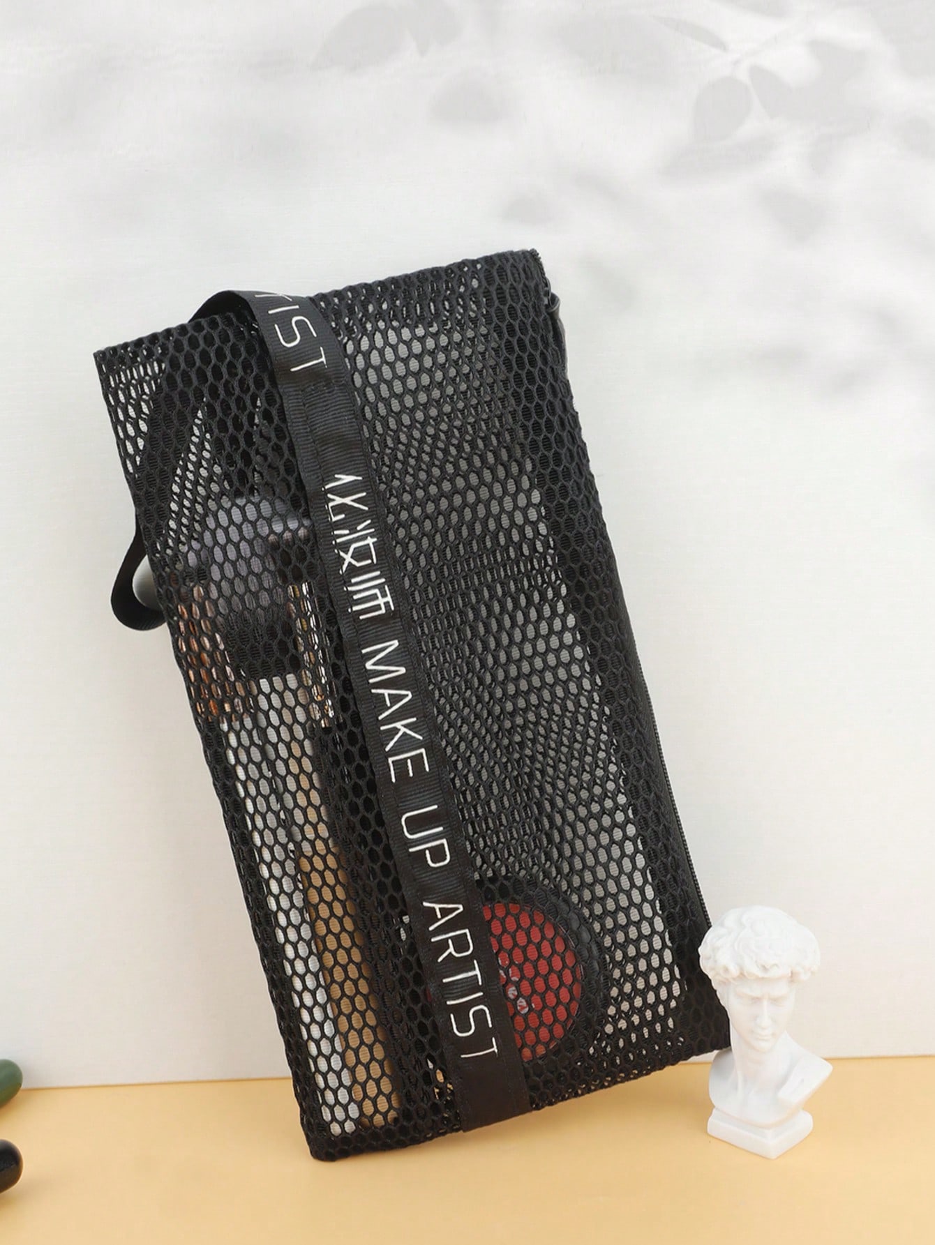 1 Pcs Mesh Makeup Bag Zipper C - Beauty Makeup Bag ulasan dan harga