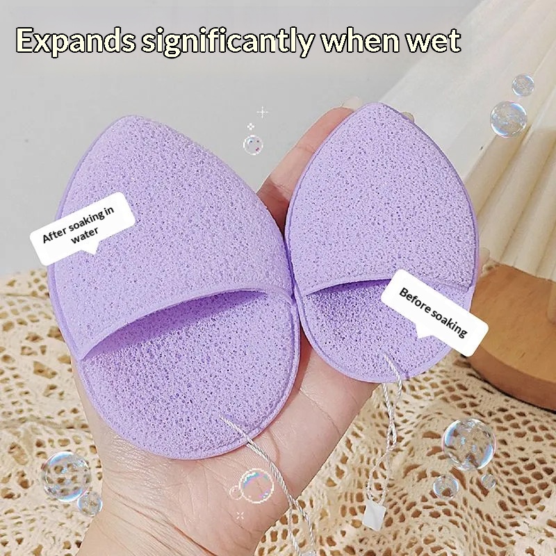2PCS Facial Cleansing Sponge P - Kiss Beauty Makeup Remover ulasan dan harga