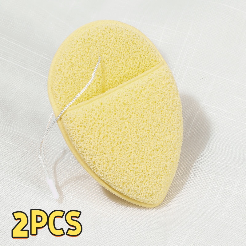 2PCS Facial Cleansing Sponge P - Kiss Beauty Makeup Remover ulasan dan harga