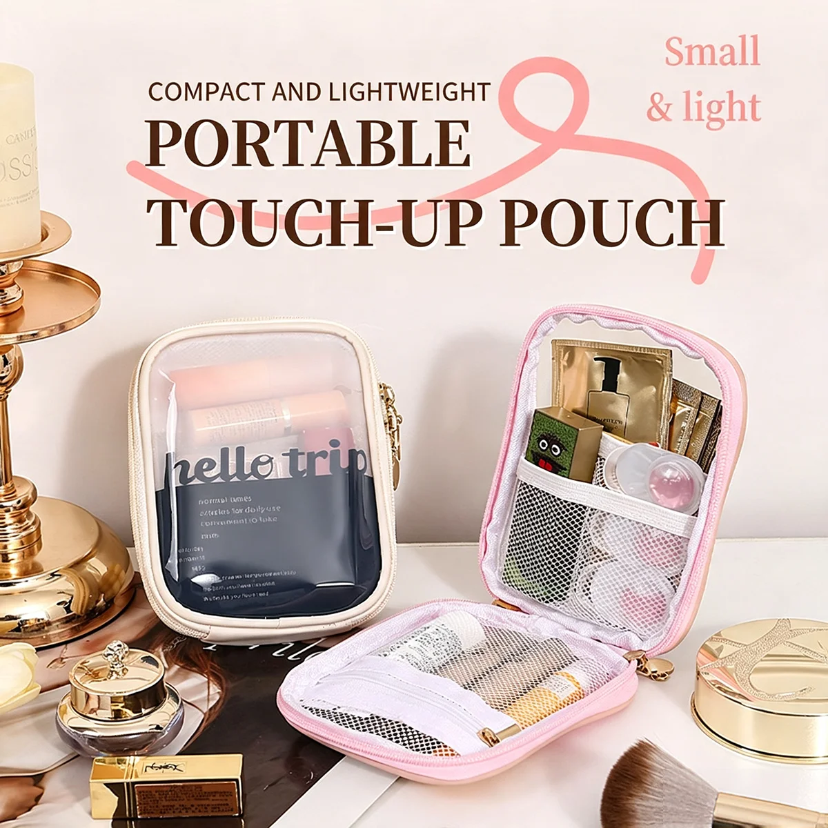 Transparent Portable Cosmetic  - Beauty Makeup Bag ulasan dan harga
