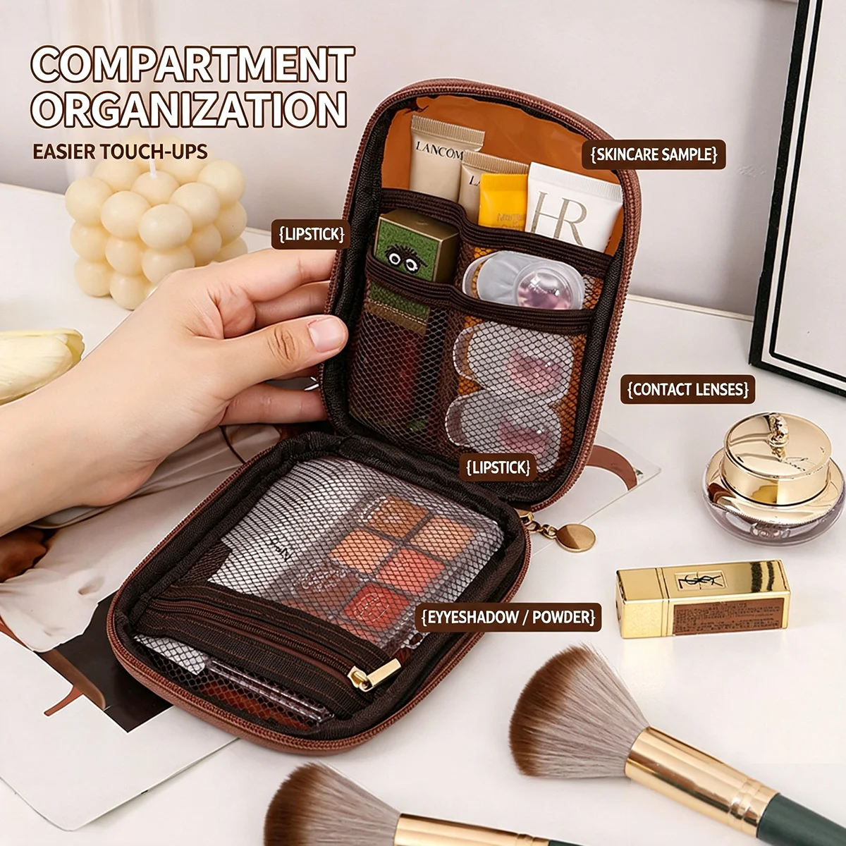 Transparent Portable Cosmetic  - Beauty Makeup Bag ulasan dan harga