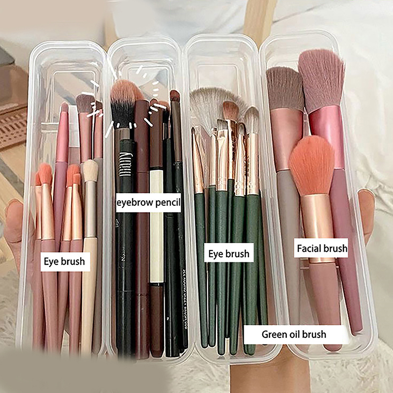 Makeup Brush Organizer Transpa - Beauty Makeup Women ulasan dan harga