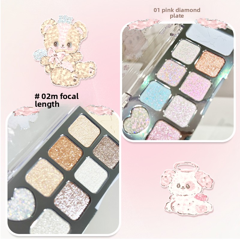 JILL LEEN 9 Colors Glitter Eye - Beauty Makeup Women ulasan dan harga