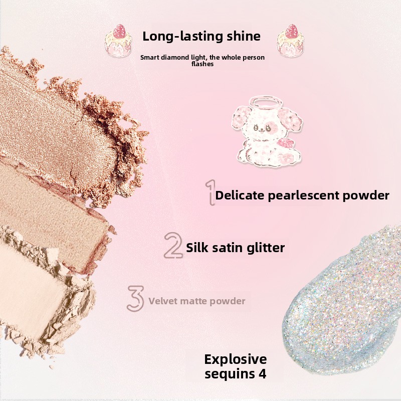 JILL LEEN 9 Colors Glitter Eye - Beauty Makeup Women ulasan dan harga