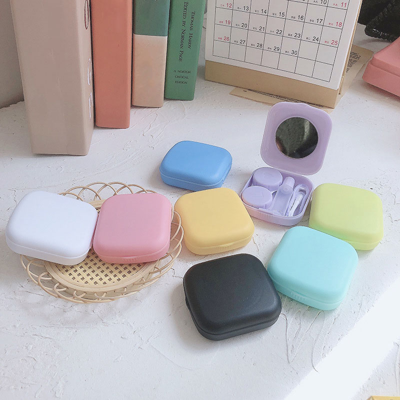 Mini Contact Lens Case Pocket  - Beauty Makeup Kit ulasan dan harga
