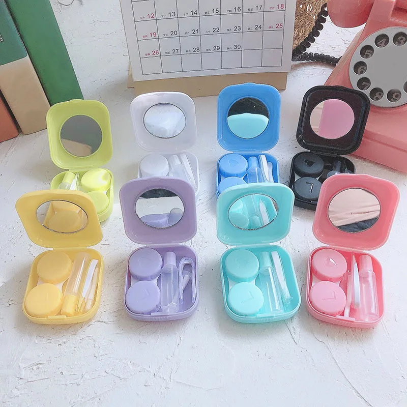 Mini Contact Lens Case Pocket  - Beauty Makeup Kit ulasan dan harga