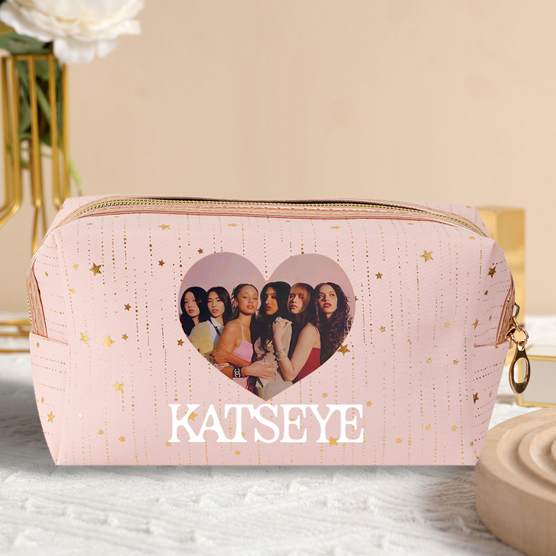 Fashion K POP K-KATSEYE Makeup - Beauty Makeup Bag ulasan dan harga