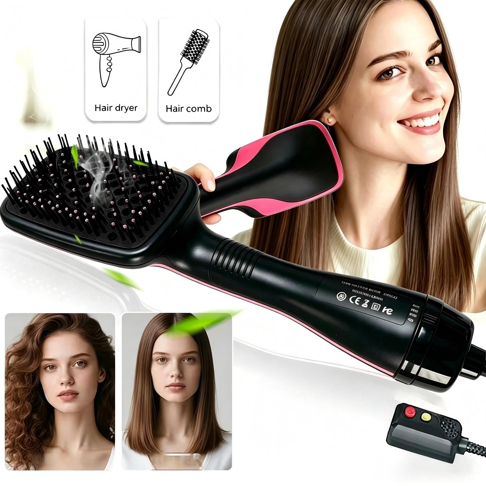 Tyrixma 1PC Hair Dryer Brush B - Hair Straightener ulasan dan harga