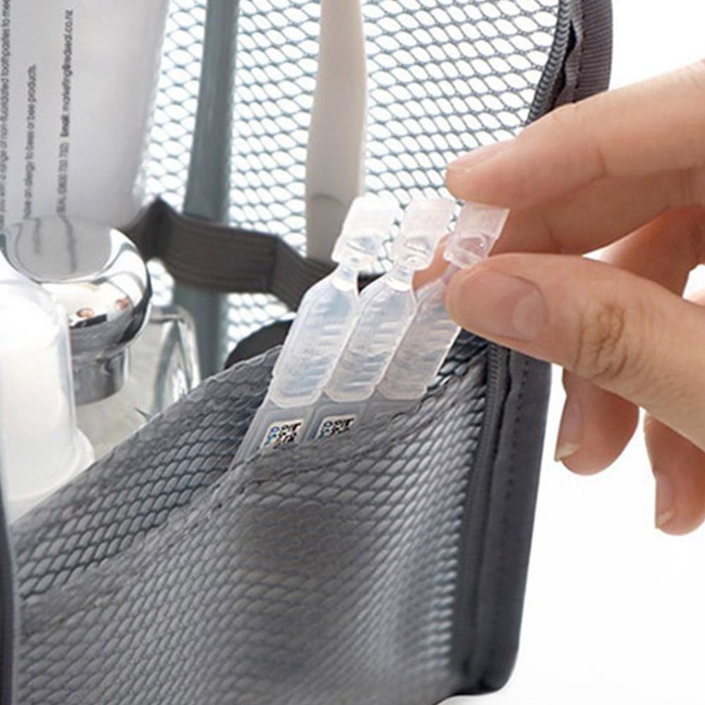 Mesh Travel Toiletry Bag Porta - Beauty Makeup Bag ulasan dan harga